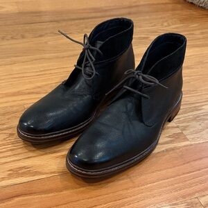 Men's Cole Haan Black Leather Chukka Boots - UNWORN